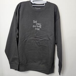 Men's Dark Gray Crewneck Sweater